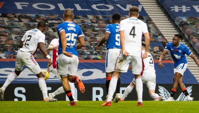 The flood-gates well and truly opened when Aribo made it 3-0 inside three first-half minutes, tucking away a move that flowed left to right from Ryan Kent and Scott Arfield