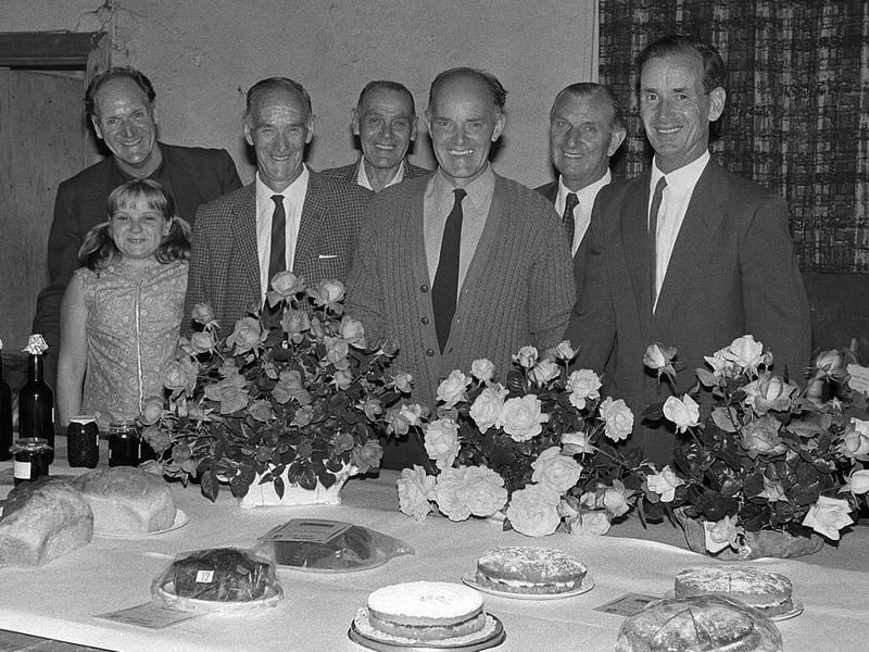 Great British Bake Off eat your heart out! Warsop Garden Holders' Show from 1970