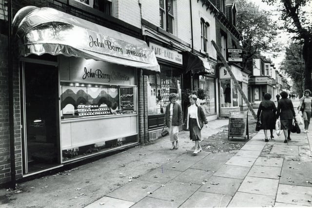 Shopping on Ecclesall Road in the 1980s