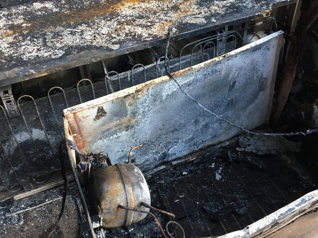 Fridges have been set alight on Deerdale Lane