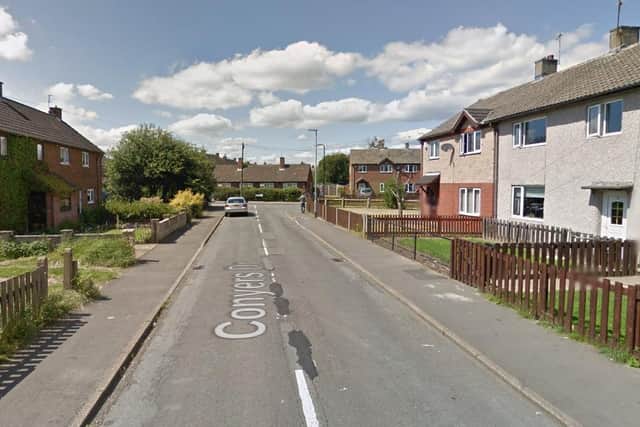 The aggravated burglary took place at a flat in Conyers Drive in Aston, Rotherham on Saturday, April 16.