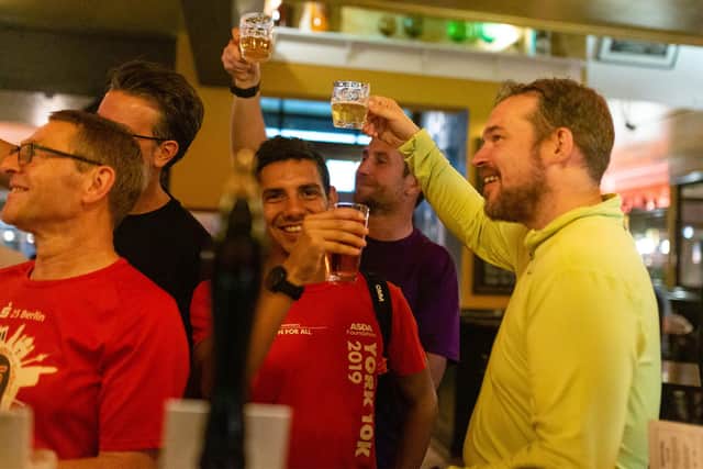 The Sheffield Half Pint Marathon, a collaborative charity event organised by True North Brew Co and Loxley Brewery to raise money for Sheffield Mind