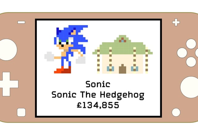 The most famous of all hedgehogs has been battling evil for almost 30 years now and his tropical hillside house surrounded by green space would currently be worth a smidgen under £135k.
