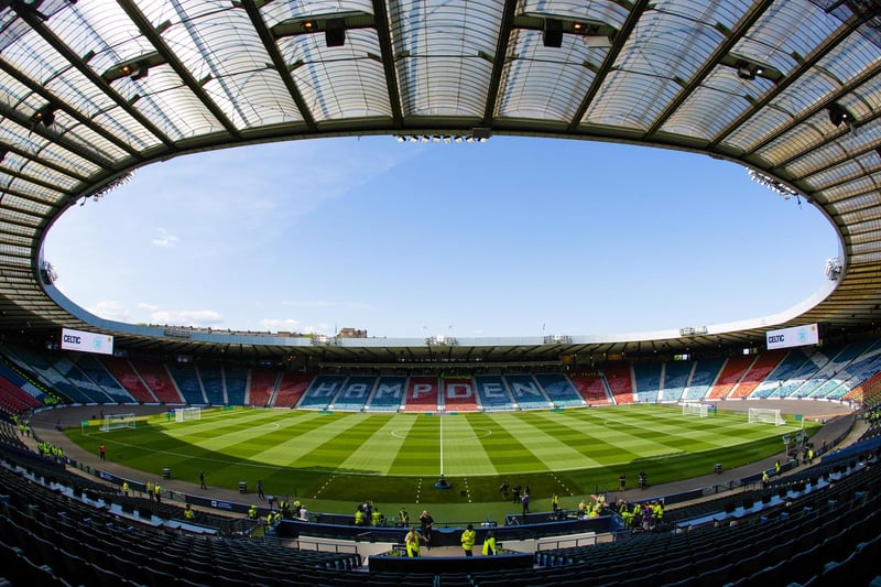 This is quite possibly the only chance Glaswegians will get the chance to see behind the scenes at Hampden - with a distinct lack of tens of thousands of football fans or concert-goers.