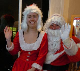 Tickhill Light Switch on 2011, Mr and Mrs Claus.