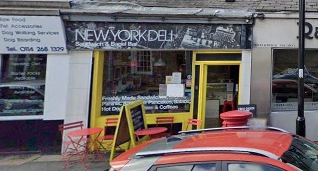 New York Deli on Commonside, Walkley was another recommendation - it must be the only sandwich shop that's next to a butcher catering for dogs...