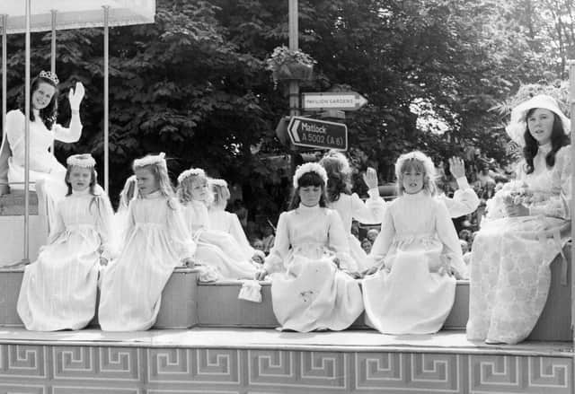 Buxton Advertiser archive, the 1972 Buxton Carnival queen