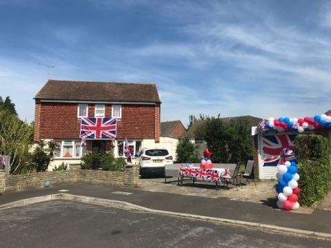 There were amazing decorations on display in Cams Bay Close in Fareham for VE Day.