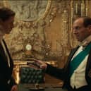 (L-R) Harris Dickinson as Conrad and Ralph Fiennes as Oxford in 20th Century Studios’ THE KING’S MAN. Photo Credit: Courtesy of 20th Century Studios. © 2020 Twentieth Century Fox Film Corporation. All Rights Reserved.