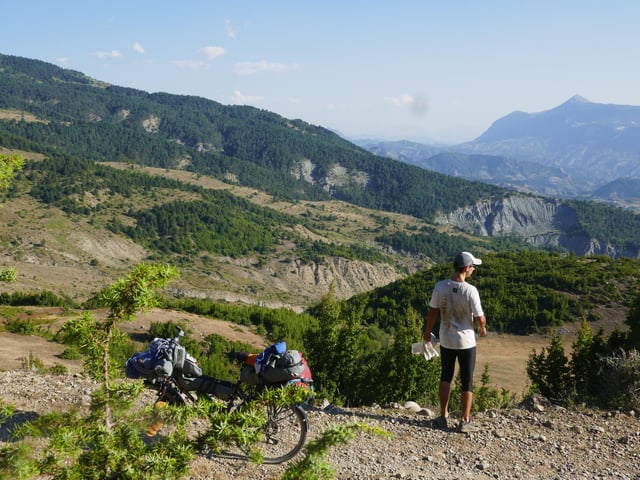 Dusty and dirty in the Tomorri Mountain National Park in south-central Albania.