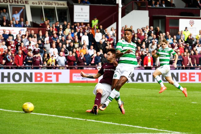 Hearts give Brendan Rodgers' Celtic everything they've got but ultimately go down to a late Scott Sinclair goal.