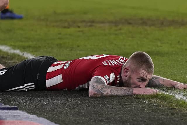 Oli McBurnie has an importnt role to play for Sheffield United, who face his former club Swansea City next: Andrew Yates / Sportimage