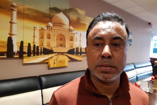 Jaflong restaurant boss Shahab Uddin, pictured in the restaurant in Crookes. He has announced plans to move the restaurant to Ecclesall Road
