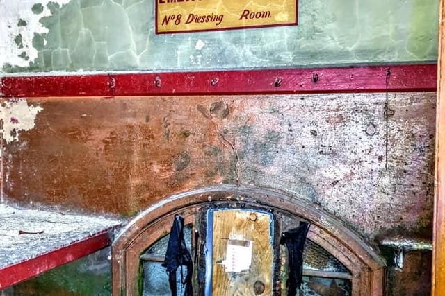One of the theatre's former dressing rooms