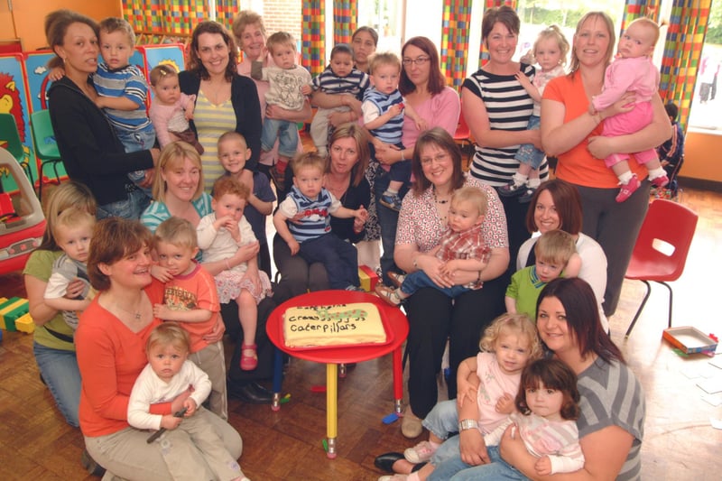 The Crazy Caterpillars Parent and Toddler Group celebrate its first anniversary in 2007.