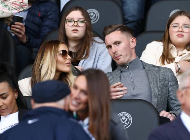 Dean Henderson returned to Sheffield United recently to watch their play-off clash with Nottingham Forest - a club he is now being linked with from Manchester United: Darren Staples / Sportimage