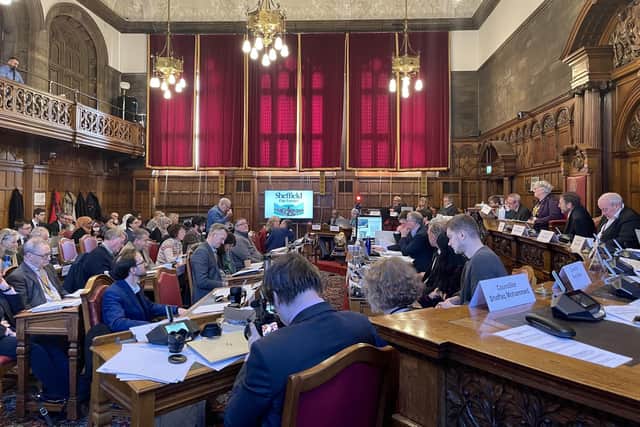 Sheffield Town Hall council chamber. Sheffield Council has failed to meet legal deadlines to release information to the public which resulted in 13 complaints being taken to the Information Commissioner for lateness – all of which the council lost.