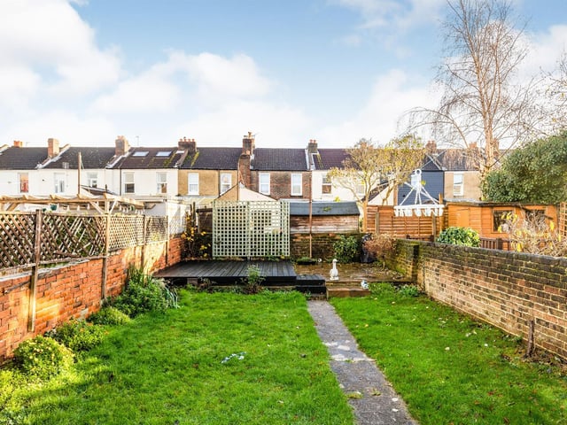 This four bedroom house in Beresford Road, Portsmouth is on sale for £250,000.