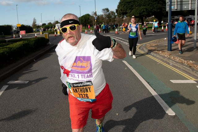Action from the Great South Run. (201019-294)