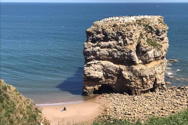 Maria Horner shared this photo of her view from the cliff tops.