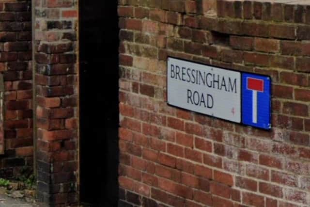 A man was reportedly bundled into the back of a silver Audi A6 and driven away on Bressingham Road. The car was then found abandoned on nearby Catherine Road.