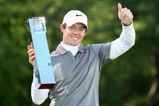 Rory McIlroy got his hands on the BMW PGA trophy in 2014, holding off fellow Irishman Shane Lowry to win by a shot. It remains McIlroy's sole success in the tournament.