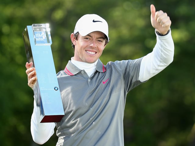 Rory McIlroy got his hands on the BMW PGA trophy in 2014, holding off fellow Irishman Shane Lowry to win by a shot. It remains McIlroy's sole success in the tournament.