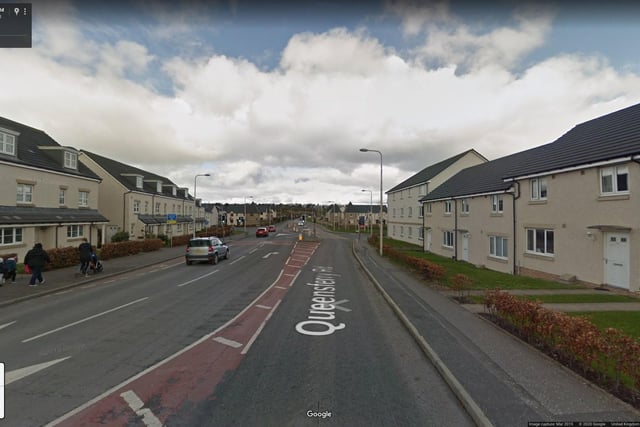 Diversion in place for carriageway resurfacing and installation of new lighting columns at Kirkliston crossroads