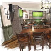 Sketch of post-refurb