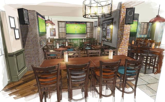 Sketch of post-refurb