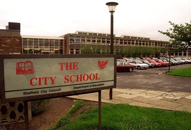 The City School, Sheffield, pictured on September 4, 1996