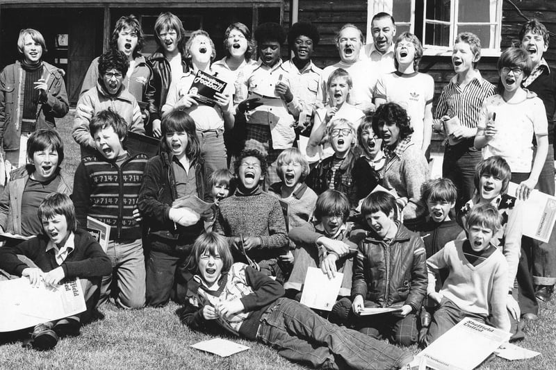 Youngsters at the Rotary Centre in Castleton in 1977, enjoying a week-long holiday organised by the Rotary Club of Sheffield. In 1920 the first camp was held in Bridlington. All the boys attending had lost their fathers during the First World War. The camps proved so successful that the Rotary Club of Sheffield decided to look for more permanent base a little closer to home.