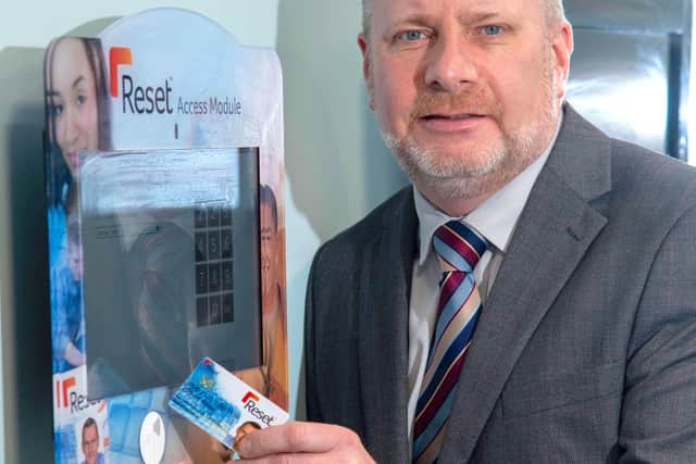MD Gary Duce at Reset Compliance Systems, Sheffield.