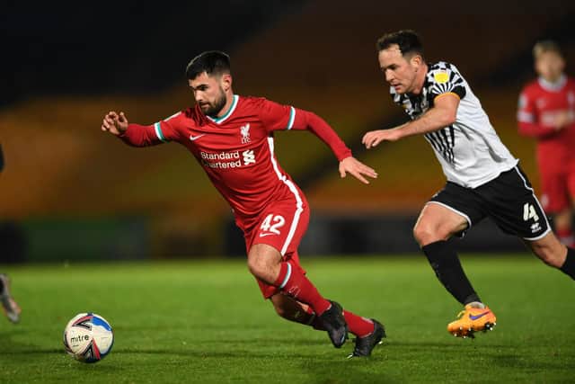 Joe Hardy is being released by Liverpool. (Photo by Gareth Copley/Getty Images)
