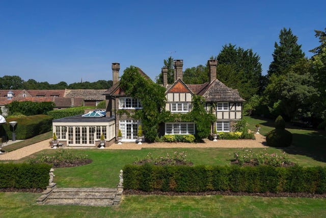 Morley Manor is a grade II listed property situated in a rural location within the hamlet of Shermanbury. The manor dates back to the 17th century and has been substantially extended, with many characterful features throughout. Price: £6,950,000.