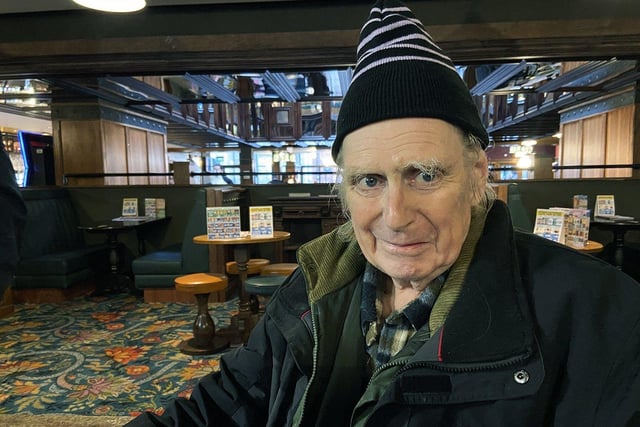 Vic Cope, 70, was pleased to back at the pub.