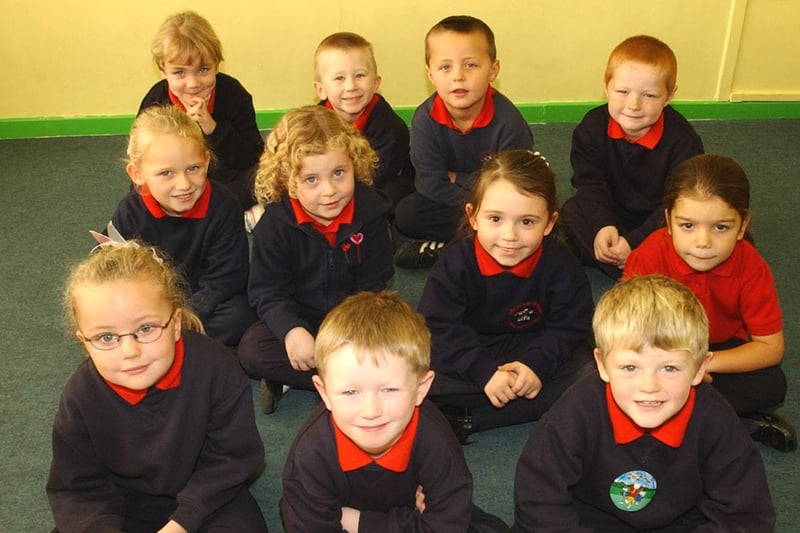 New starters at Rift House Primary School in 2003. Recognise anyone?