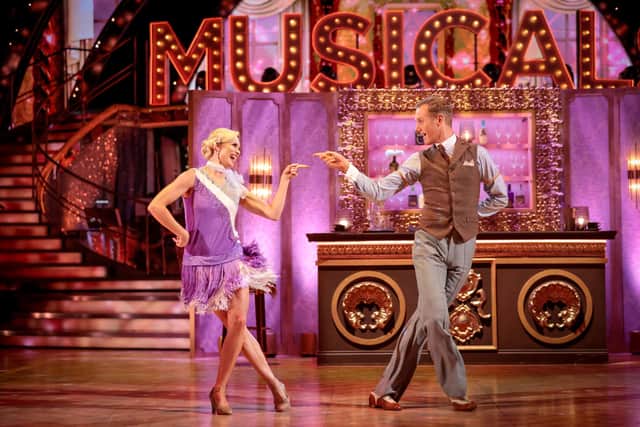 Nadiya Bychkova and Dan Walker during the live show of Saturday's BBC1's Strictly Come Dancing last week. Picture date: Saturday November 20, 2021.