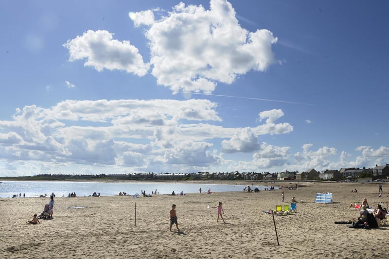 Newbiggin Bay beach is ranked number 14.
A pleasant sandy beach and promenade close to the amenities of the town. Look out for the couple statue while you're there.
