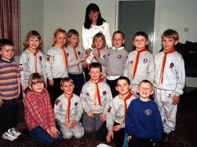 The 39th Doncaster Edlington Beavers and cubs and scouts raised £50 at a bring and buy sale in 1998