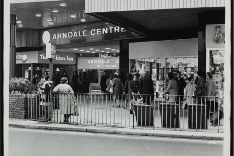The Golden Egg and Bradley's Records in the Arndale Centre.