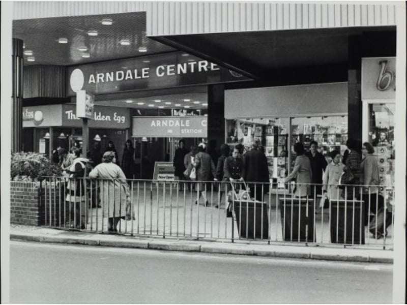 The Golden Egg and Bradley's Records in the Arndale Centre.