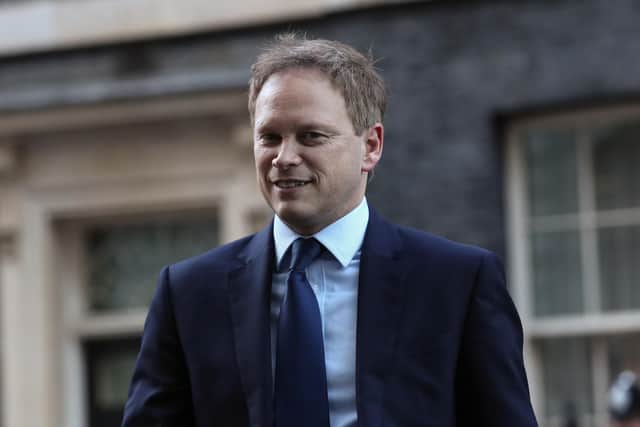 Transport Secretary and Northern Powerhouse minister Grant Shapps leaving Downing Street, London. Photo credit should read: Aaron Chown/PA Wire