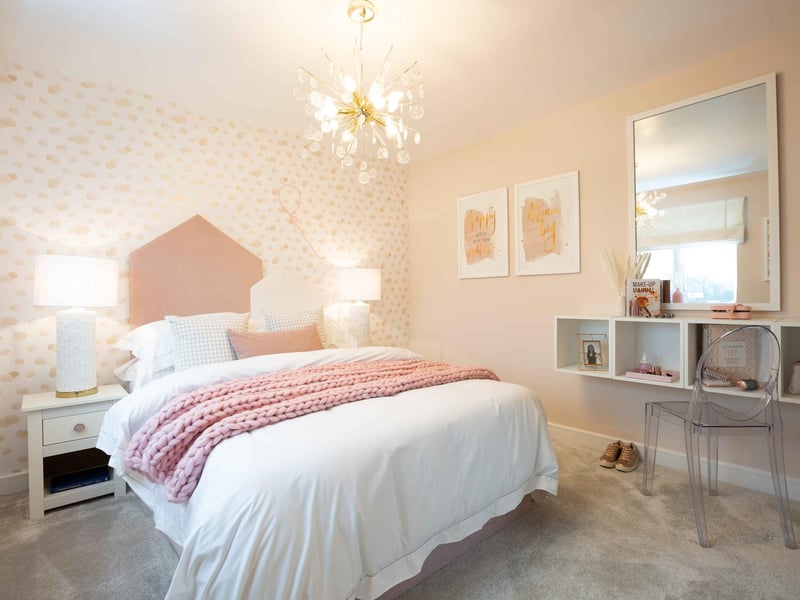 Spacious bedroom