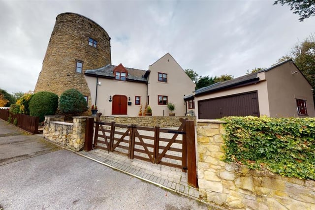 This three bed former windmill is located on Mansfield Court in West Boldon and is on the market for £574,950 with Paul Airey.