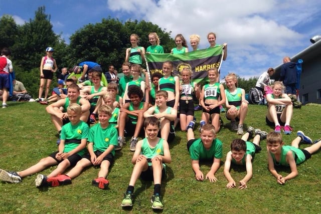 A former Worksop Harriers team who finished third overall in the Notts Mini League