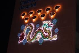 Since 2023, our glowing dragon and lanterns have become a much-loved feature at Sheffield Children’s Hospital.