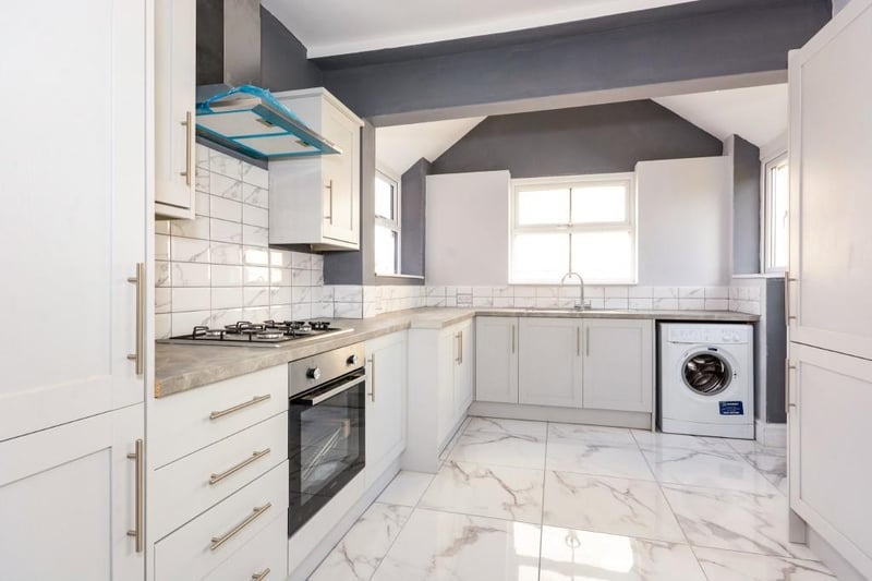 The property boasts a fitted kitchen.