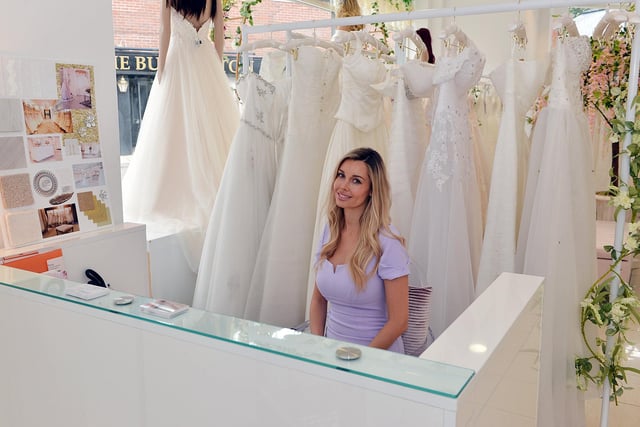 Bridal boutique Precious Memories, run by Anne-Marie Scott, opened on Steeplegate in June.