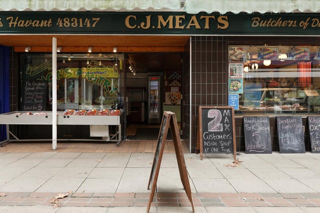 CJ Meats reopens in West Street, Havant. Picture: Chris Moorhouse   (021220-01)